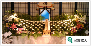 10万円仏式生花祭壇